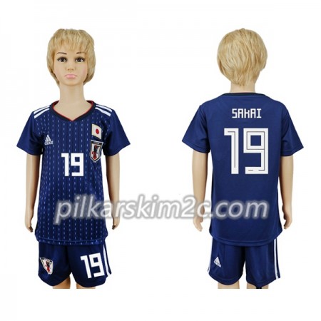 Koszulka Japonia Sakai 19 Dziecięca Główna Mistrzostwa Świata 2018 - Koszulki Piłkarskie